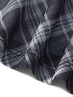 Plaid Adjustable Straps Slip Midi Dress And Cardigan Two-Piece Set GOELIA