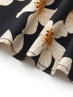 Cotton Stretch Floral Print Women Skirt GOELIA