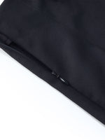 100% Wool Side Slit Women Pleated Skirt With Belt GOELIA
