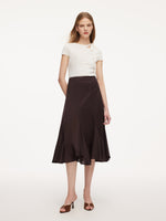 Cotton Blend High-Waisted Women Mermaid Skirt GOELIA