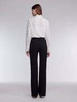 [Preview] Fleece-Lined Stretch Knit Flared Pants GOELIA