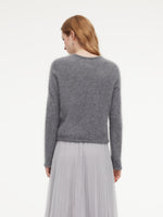 [Preview] 100% Brushed Cashmere Women Cardigan GOELIA