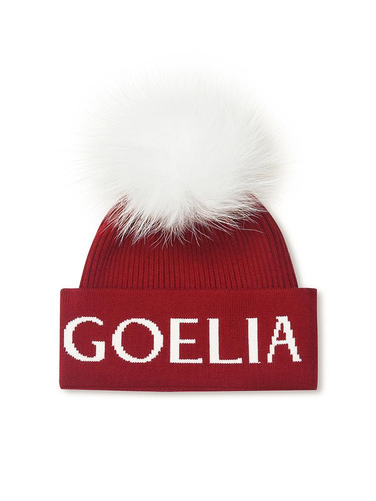 Letter Jacquard Knitted Hat GOELIA