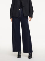 Denim Stretch Adjustable Waist Women Jeans With Detachable Down Liner GOELIA