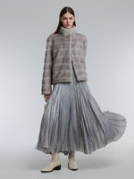 [Preview] Crushed Pleated A-Line Women Skirt GOELIA