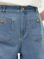 Denim A-Line Women Shorts GOELIA