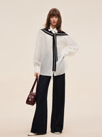 Tencel Blend Women Long Sleeve Shirt GOELIA