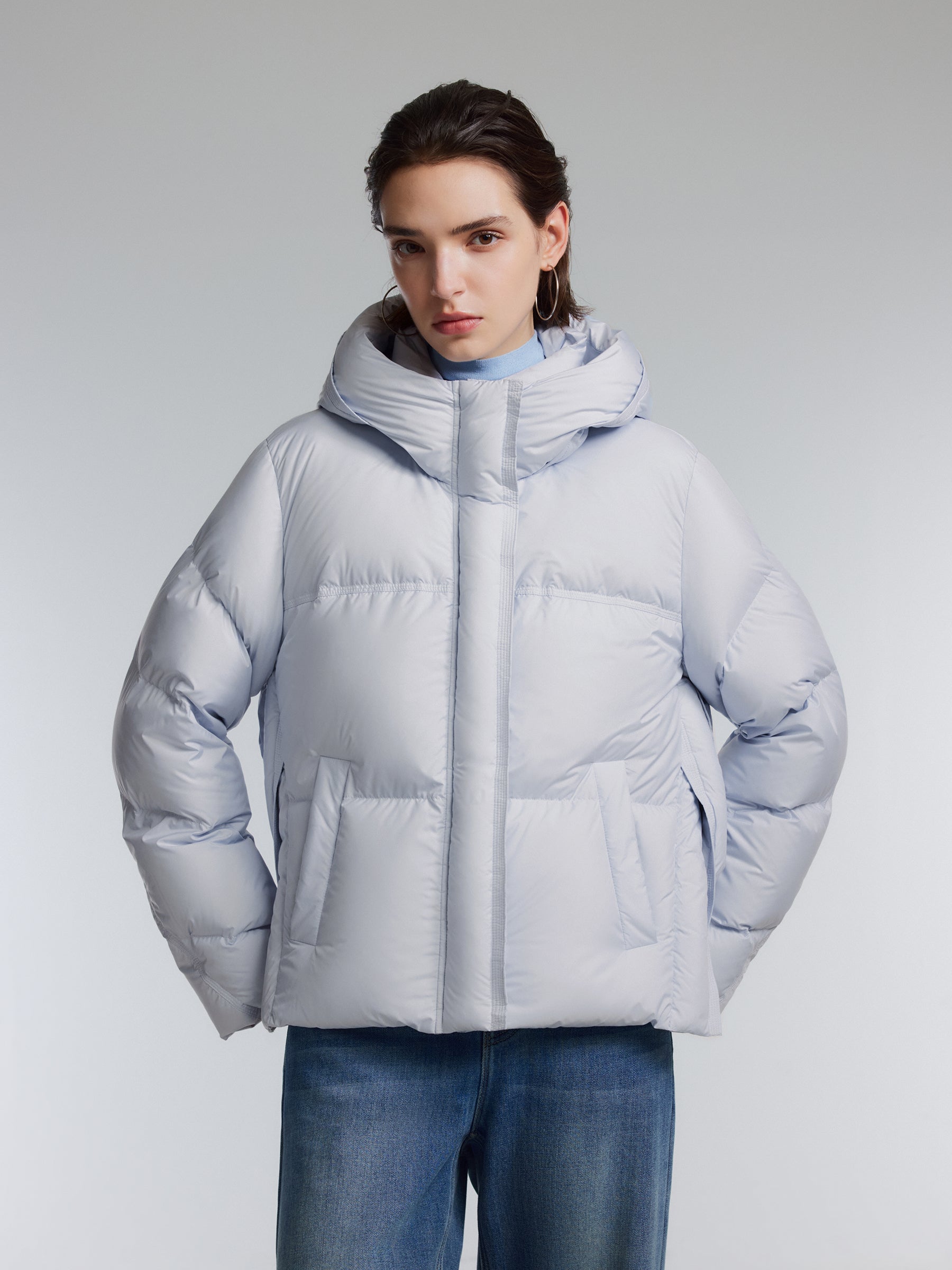 [Preview] Cocoon Hooded Goose Down Jacket GOELIA