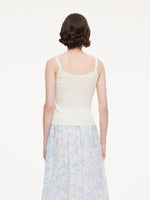 Triacetate Lyocell Blend Lace Trim Women Camisole GOELIA