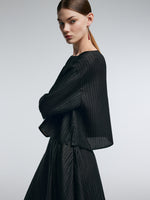 14MM Gambiered Canton Gauze Women Textured Stretch Blouse GOELIA