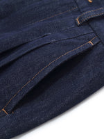 Denim Adjustable Waist Women Wide Leg Jeans GOELIA