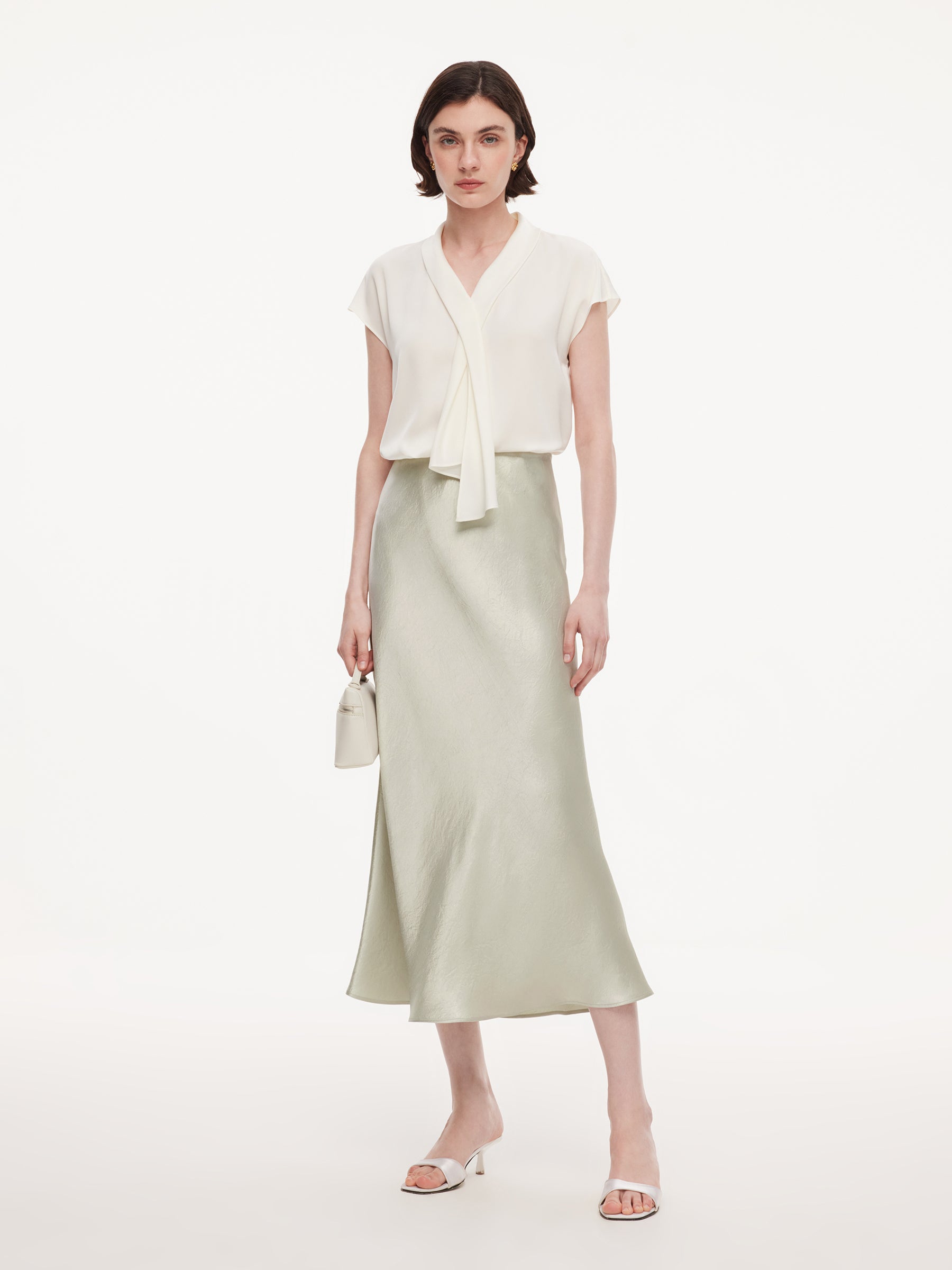 100% Acetate Women Mermaid Skirt GOELIA