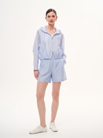 Tencel Acetate Linen Blend Women Shorts GOELIA
