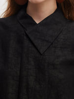 18MM Xiang Yun Silk Cross Front Collar Women Blouse GOELIA