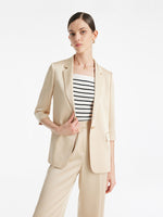Acetate One Button Women Blazer GOELIA