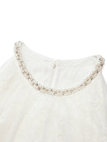 Lace Embroidered Sequins Halter Top And Mesh Skirt Two-Piece Set GOELIA