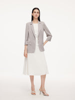 22MM Mulberry Silk Women Blazer GOELIA