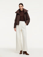 Cocoon Lightweight Convertible Collar Goose Down Parka GOELIA