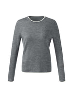 Pure Wool Women Long Sleeve Top GOELIA