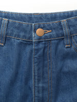 Rhinestone Denim A-Line Women Shorts GOELIA