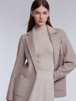 [Preview] Cashmere Wool Blend Double-Faced Women Blazer GOELIA