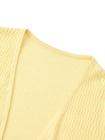 Cotton Lemon Print Strap Dress And Cardigan Two-Piece Set GOELIA