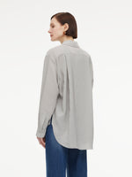 [Preview] Triacetate Blend Women Oversized Shirt GOELIA