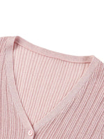 Tencel Wool Blend V-Neck Women Cardigan GOELIA