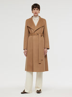 Cashmere Lapel Women Overcoat GOELIA