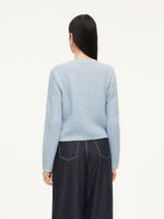 Round Neck Single-Breasted Women Cardigan GOELIA
