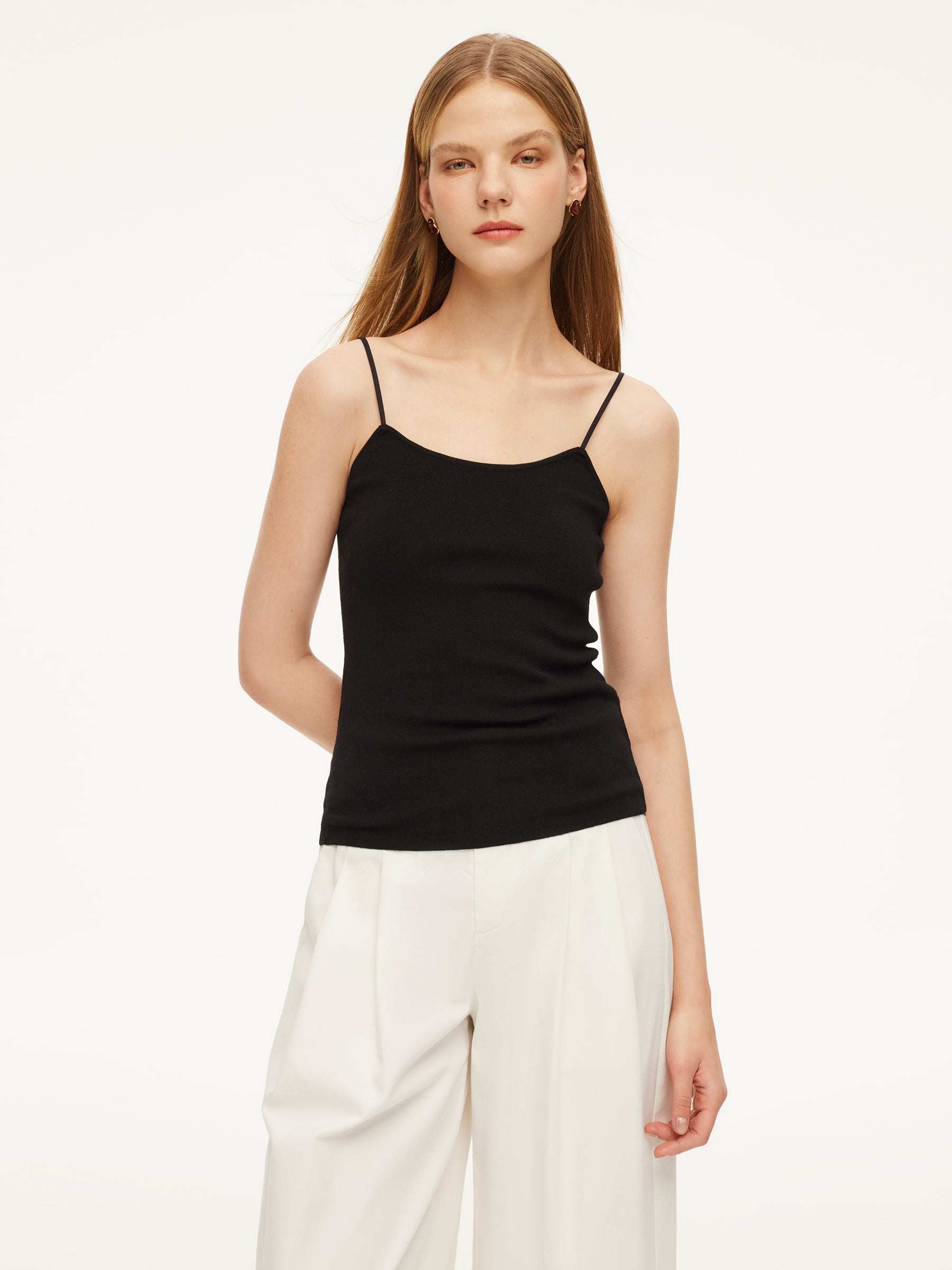 Elastic Straps Women Knit Camisole GOELIA