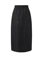 18 Momme Xiang Yun Silk Women Midi Skirt GOELIA