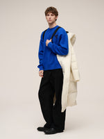 Thermal Tech Back Hooded Unisex Long Goose Down Coat GOELIA