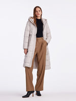 Hooded Pleated Goose Down Garment GOELIA