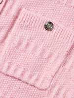 [Preview] Wool Blend Round Neck Women Cardigan GOELIA