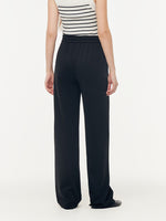Triacetate Women Knit Straight-Leg Pants GOELIA