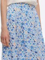19MM Mulberry Silk Floral Print Skirt GOELIA