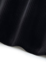 Velvet Ribbed Knit Women Column Skirt GOELIA