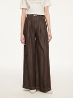 [Preview] Lyocell Blend Denim Women Straight Leg Jeans GOELIA