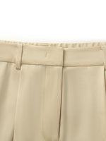 Acetate Straight Full Length Women Pants GOELIA