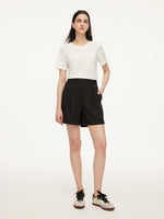 Stretch Adjustable Waist Women A-Line Shorts GOELIA