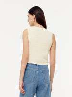 V-Neck Slim Fit Women Knit Vest GOELIA