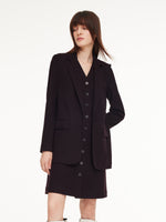 [Preview] Knit Blazer And Sleeveless Dress Two-Piece Set GOELIA