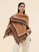 Loose Fringe Women Poncho Sweater GOELIA