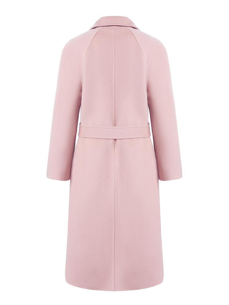 Pure Cashmere Tie-up Women Coat GOELIA