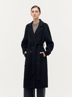 Cashmere And Wool Unisex Wrap Coat GOELIA