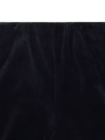 Velvet Ribbed Knit Women Loose Straight Leg Pants GOELIA