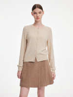 [Preview] Washable Cashmere Wool Blend Women Skirt GOELIA