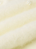 [Preview] Brushed Silk Cashmere Wool Blend Women Beaded Sweater GOELIA