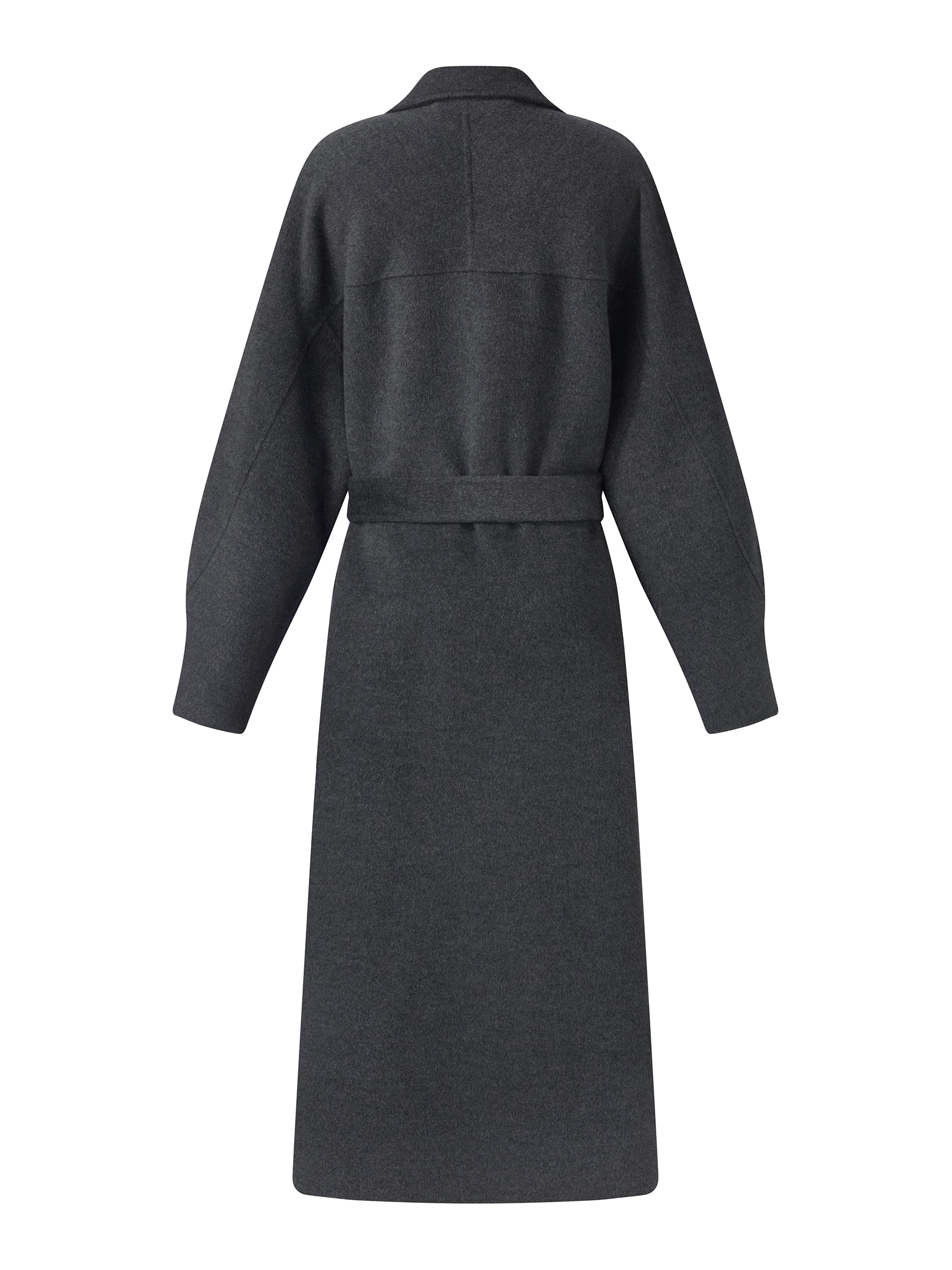 [Preview] 100% Wool Double-Faced Women Wrap Overcoat GOELIA